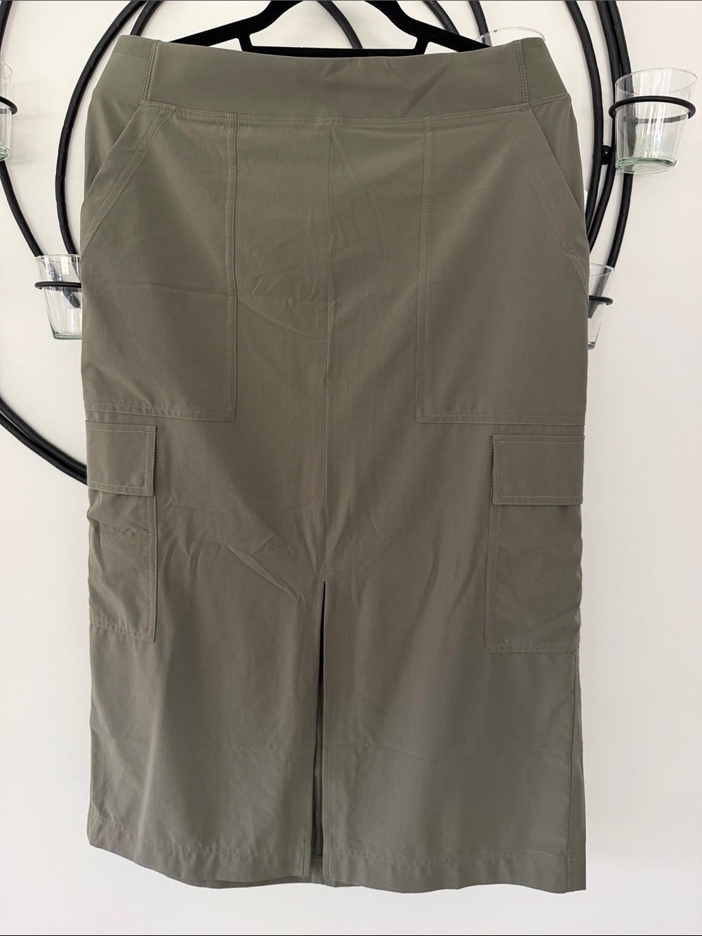 Athleta Brooklyn Heights Cargo Skirt in Olive